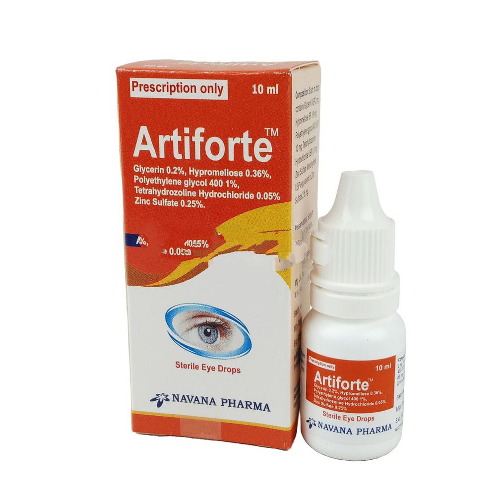 Eye Drop Artiforte 0.2%+0.36%+1%+0.05%+0.25% (10ml)